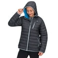 thumbnail image 2 of Mapamyumco Women's Puffer Jacket, Lightweight Hooded Winter Coat Windproof and Packable Grey S, 2 of 7