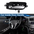 thumbnail image 3 of Mango de puerta interior del lado del conductor delantero para Nissan Altima 2013-2018, mango de puerta interior No.806713TA0D/80671-3TA0A/80671-3TA0D, tono negro plateado, 1 Pc, 3 of 6