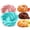 Green, Pink, variant on SaKaguro 2Pcs Silicone Fluted Baking Molds,Non-stick Ring Cake Pan, 9.5 inch(Green)