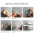 thumbnail image 3 of Bar Soap Holder,Rotatable Rust Proof Rectangle Soap Holder,No Punching Wall Mounted Shower Soap Holder for Bathroom,Dorm Room(Tier-4), 3 of 10