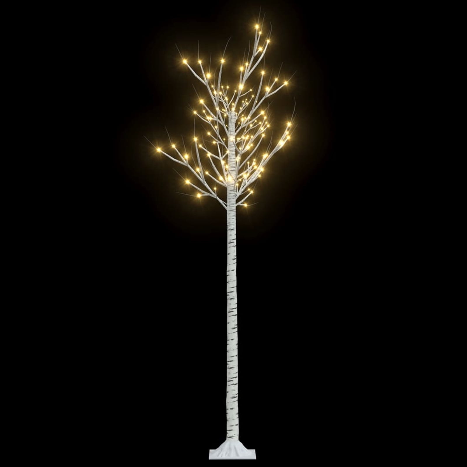 4/5/6/7ft LED Prelit Gumball Twig Tree Lighted Branch Tree Decorative White Base 