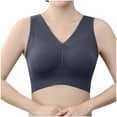 thumbnail image 2 of Sports Bras for Women Lightly Lined Comfort Full Coverage Seamless Bras Ladies Girls Wirefree Workout Underwear Bralettes, 2 of 4