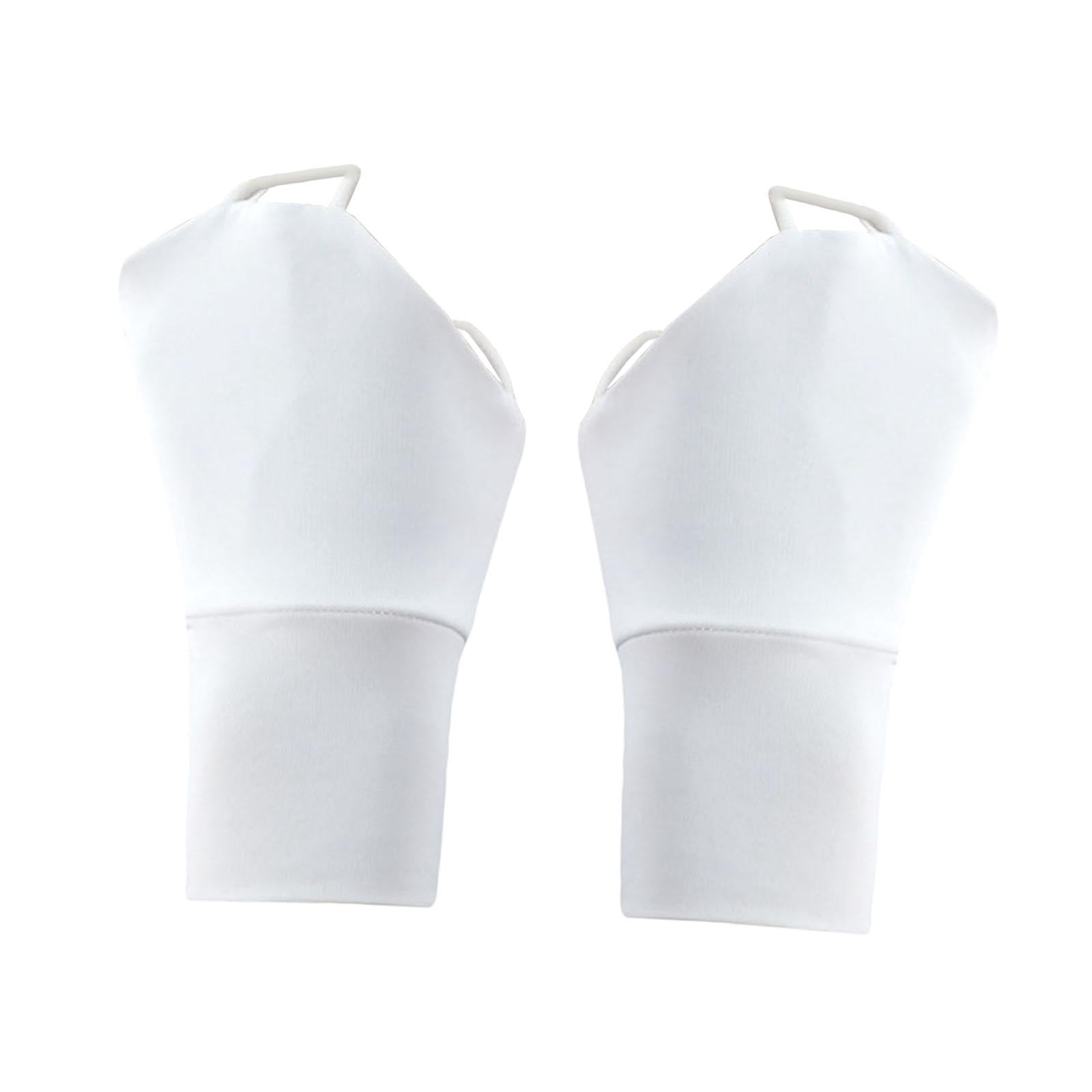 1 Pair Driving Gloves Hand Protection Palmless Gloves Stretchable Cooling Material for Summer Golf Running Travel