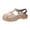 Gold, variant on Ruyang Cute Jelly Sandals for Girls Glitter Beach Fisherman Sandal with Adjustable Straps Kids Casual Non-Slip Flats