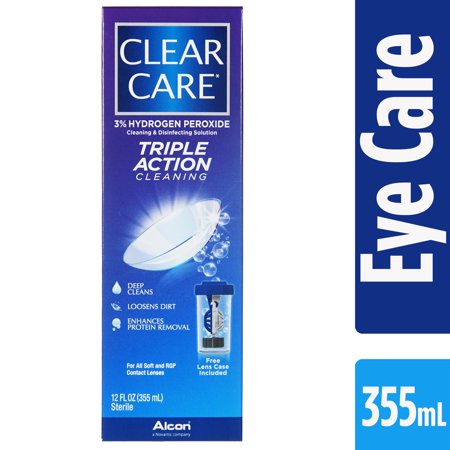 CLEAR CARE Contact Lens Cleaning and Disinfecting (Best Daily Disposable Contact Lenses For Dry Eyes)