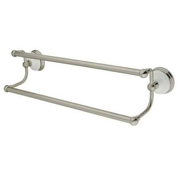 Vintage 24 in. Dual Towel Bar Satin Nickel