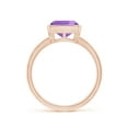 thumbnail image 2 of ANGARA Natural 2.2 Ct. Amethyst Solitaire Ring in 14K Rose Gold for Women (Ring Size: 6), 2 of 10