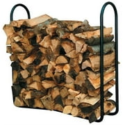 Panacea Log Rack, Classic Accessory for Large and Small Logs, Heavy Duty Black Steel, Outdoor