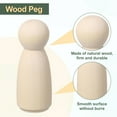 thumbnail image 3 of Paquete de 15 pines de madera, figuras de personas de madera en forma de niña de 3 pulgadas, cuerpos de pines de madera sin terminar para manualidades de arte y pintura, 3 of 6