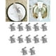 thumbnail image 5 of Anillos de servilleta con forma de conejo de Pascua, elegantes y modernos porta servilletas para mesa de comedor. Plata, 5 of 8
