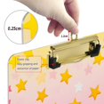 thumbnail image 6 of FORMRS Acrylic Clipboard with Low Profile Clip Standard A4 Letter Size, 12.5" x 9", Gradient Pink Stars, 6 of 8