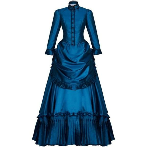 Ghosts Hetty Dress Vintage Victorian Bustle Dress Civil War Southern Belle Ball Gown