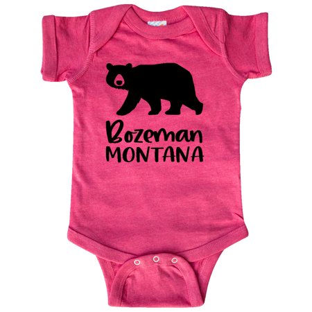 

Inktastic Bozeman Montana Black Bear Silhouette Gift Baby Boy or Baby Girl Bodysuit