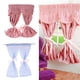 thumbnail image 1 of Cortinas Hechas , Accesorio de de Ventana para Decoración en Miniatura de 1/12, 2 Piezas perfke Cortinas de casa de muñecas, 1 of 7