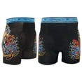 thumbnail image 6 of Ed Hardy Mens 3-Pack Performance Boxer Briefs, Active Stretch Dry Fit Print Boxers, Multicolor Male Underwear, Medium, 6 of 8