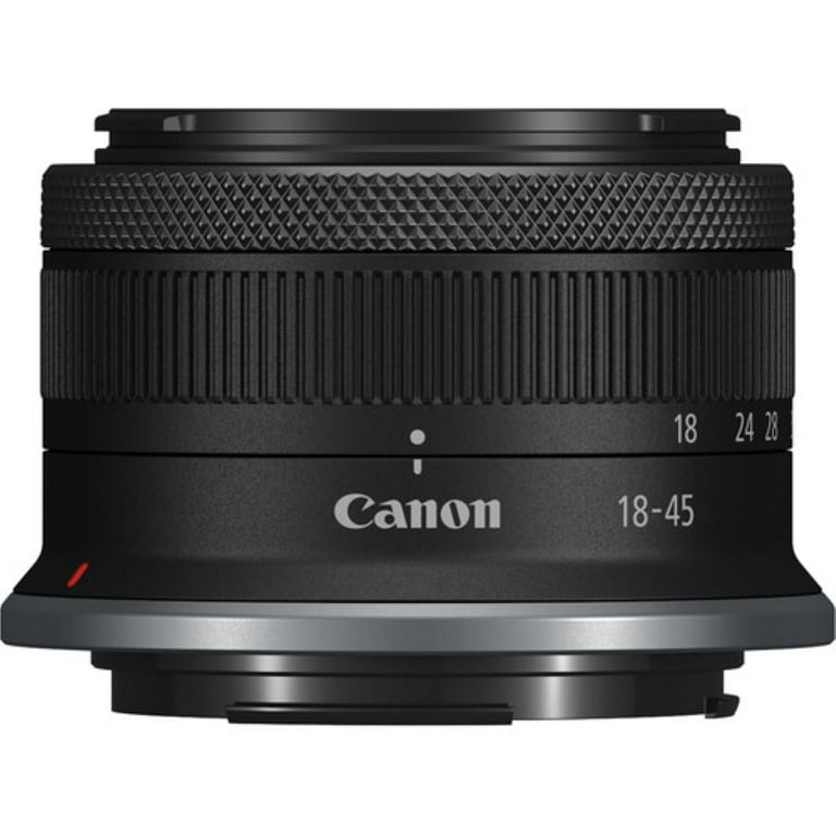 Canon EOS R100 Two Zoom Lens Kit 24.1-megapixel APS-C mirrorless camera  with Wi-Fi®, Bluetooth®, and 18-45mm and 55-210mm zoom lenses at Crutchfield