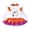 czb# Orange238, variant on CUZIBR Girls Halloween Outfits Pumpkin My 1St Halloween Print Ruffle Long Sleeve Bodysuit Layered Tulle Skirt Bow Headband Three Piece Party Wear For Toddler 1 12 Months,Purple,3-6 Months