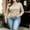 Beige, variant on Plus Size Women's Turtleneck Long Sleeve Tops Slim Fitted Lightweight Thin Basics Layer Tshirt Casual Winter Clothes XS-3XL