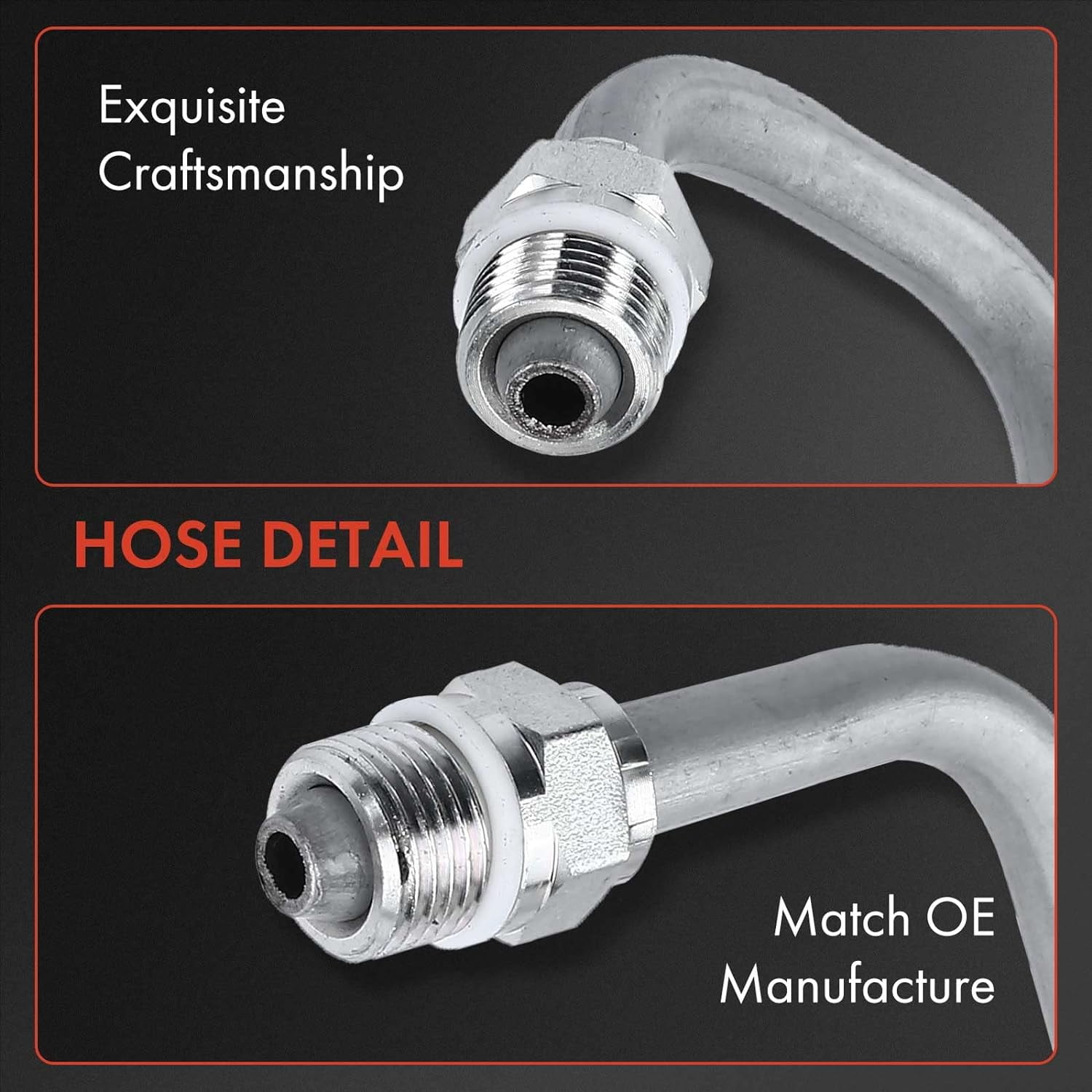 A-Premium Power Steering Hose Pressure Line Hose Assembly Compatible with Ford Mustang 1997-1998 V8 4.6L