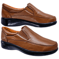 thumbnail image 3 of Zapato Piel Borrego Enco Footwear Cómodo Mocasín para Pie Descanso Confort CG02 Cognac, 3 of 6