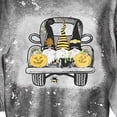 thumbnail image 3 of Sudadera con cuello , corta, multicolor, moda, manga larga, ropa, jersey suave, de la impresa, ligera para mujeres de primavera - Coche de calabaza L Yinane  Sudadera con cuello redondo, 3 of 4