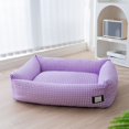 thumbnail image 1 of Cojín para Mascotas con Asiento, Material de Espuma Suave, Relleno Interno de Algodón Suave, Sofá para Mascotas Extraíble y Lavable., 1 of 6