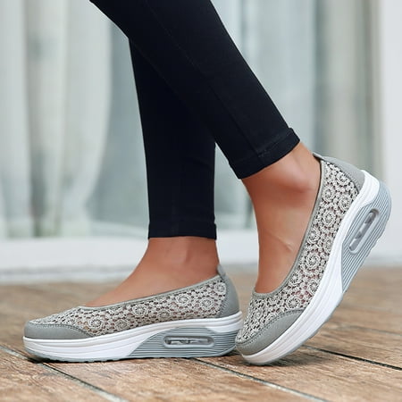 

Vedolay Sneakers for Summer Shoes for Ladies Sandals Flats for Ladies Slip-on Loafer White 8.5