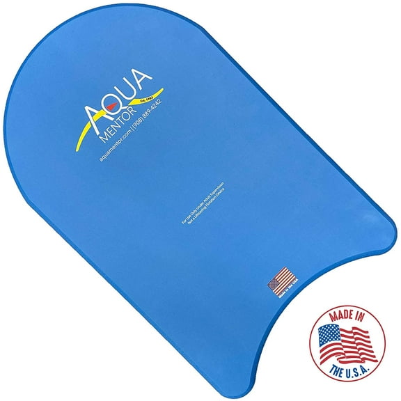 Aquamentor Swim Kickboard (Blue, Adult (12"x19"x1.5"))
