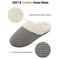 thumbnail image 3 of ULTRAIDEAS Women's Coral Fleece Slippers with Memory Foam Slip-on House Shoes, 3 of 5