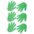 thumbnail image 4 of Juego de 3 pares para educación y deportes preescolares, ideal para jardines de infancia, marcadores de piso con huellas de manos de PVC antideslizantes de color verde, 4 of 8