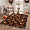 thumbnail image 4 of GENIMO 2'x3' Halloween Doormat, Washable Non Slip Soft Vintage Witch Outdoor Door Mat for Front Door Covered Porch Patio Entryway, Burnt Amber, 4 of 6