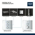 thumbnail image 2 of Grohe 29 158 Smartcontrol Triple Function Diverter Trim Only - White, 2 of 6