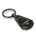 thumbnail image 2 of Dodge Challenger R/T Classic Real Carbon Fiber Gunmetal Black Teardrop Key Chain, 2 of 7