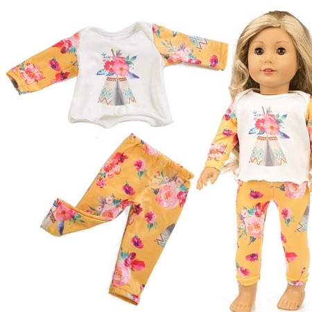 

Ozmmyan Beautiful Pajamas Clothes For 18 Inch American Doll Accessory Girl s Toy Gift Clearance