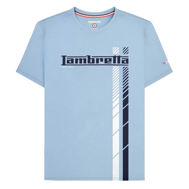 Lambretta T-Shirt à Rayures de Course pour Hommes SS25