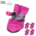 thumbnail image 3 of Dog Shoes Non Slip Waterproof Reflective Strap Paw Protectors, 3 of 7