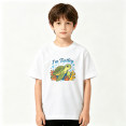thumbnail image 2 of Im Turtley Boys Graphic Tee, Cute Turtle Sea Ocean Animal Pun 100% Cotton Kids Short Sleeve T-Shirt, 2 of 5