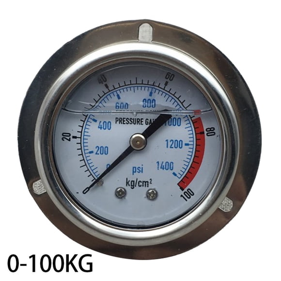 For Yn-50Zt Axial With Shock-Resistant Edge Pressure Gauge, Oil Pressure Gauge