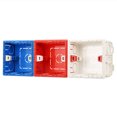 thumbnail image 4 of Ounissouiy Caja trasera de cableado Organizador de cables de tamaño compacto Organización de cajas de enchufes Contenedor de cables multicolor Cajas Accesorios para electrodomésticos Azul Ounissouiy HA002040-02B, 4 of 6