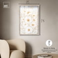 thumbnail image 5 of White and Gold Poppies II Shadowbox Print Elegant Floral Art by Art Remedy, Blonde Frame, 24 x 36, 5 of 7