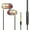 Gold, variant on Wired Earbuds with Microphone - 3.5mm In-Ear Headphones for iOS/Android/PC, Tangle-Free Oxygen-Free Copper Cable