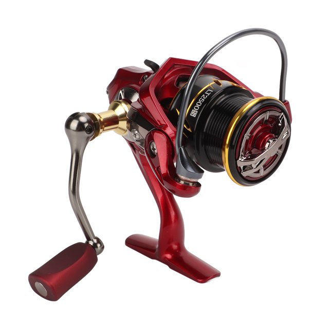 Rueda De Pesca Giratoria De Metal, Carrete De Pesca Con Señuelo De Protección Ambiental Con Brazo Basculante Plegable Para Lago ZAQW LT2500S