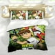 thumbnail image 5 of Ben 10 Conjunto de sábanas temático, trío de piezas, cómodo y amigable con la piel, diseño único, regalo de decoración para el hogar para familiares, amigos y fans,140cm *210cm, 5 of 6