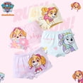 thumbnail image 2 of 4 piezas de ropa interior de algodón con estampado de Paw Patrol Skye para niñas, bragas cortas para niños, calzoncillos para niñas, 2 of 5