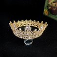 thumbnail image 4 of Queen Crown for Women Rhinestone Wedding Crown DIY Prop Craftsmanship Rhinestones Tiara Costume Party Hair Accessories for Birthday Pageant Prom Type 2, 4 of 9