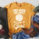 thumbnail image 1 of Camiseta You Wish You Could Hit Like a Girl 03950 Amarillo mostaza XXL FLhrweasw Para estrenar, 1 of 2
