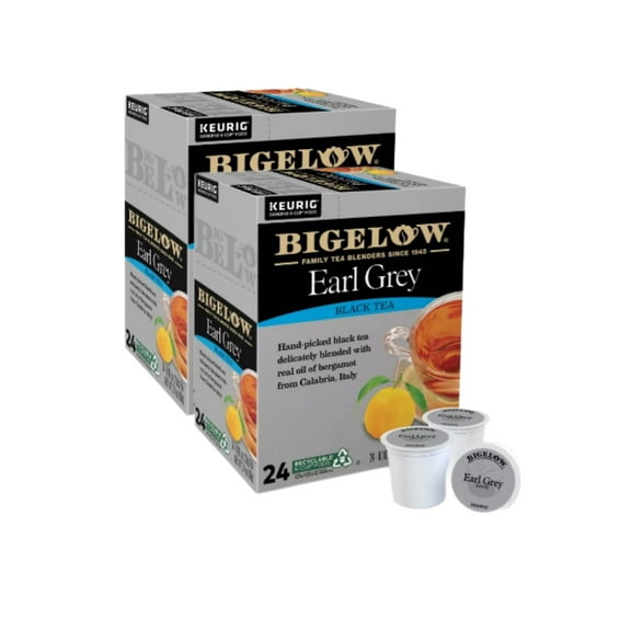 Bigelow Earl Grey Keurig K-Cup Black Tea Pods, 48 Count