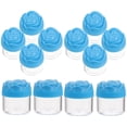 thumbnail image 3 of 12 piezas de plástico Tapa de rosa de plástico Jares de crema de crema facial Jares de crema facial vacío Recipientes de crema de viaje 20G, 3 of 6