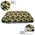 thumbnail image 3 of Colorful Pet Bed, Polygonal Pattern with Triangle Shapes Futuristic Inspirations Repetitive Simple, Resistant Pad for Dogs and Cats Cushion with Removable Cover, 24" x 39", Multicolor, by Ambesonne, 3 of 4