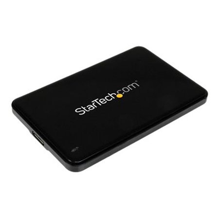 StarTech.com 2.5in USB 3.0 SATA Hard Drive Enclosure w/ UASP for Slim 7mm SATA III SSD/HDD